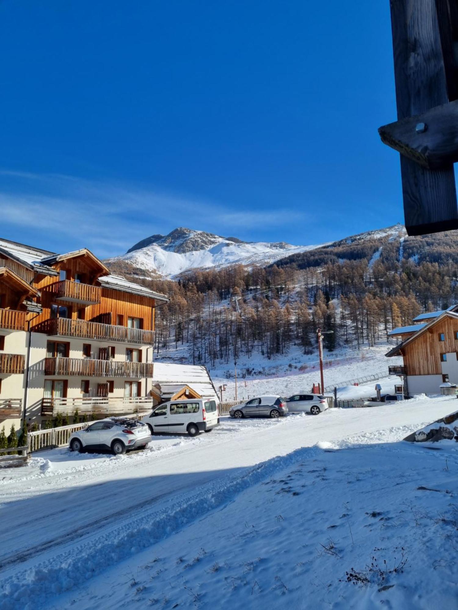 Appartement T2-5 Couchages L'Ecrin Des Orres 1800 莱索尔 外观 照片
